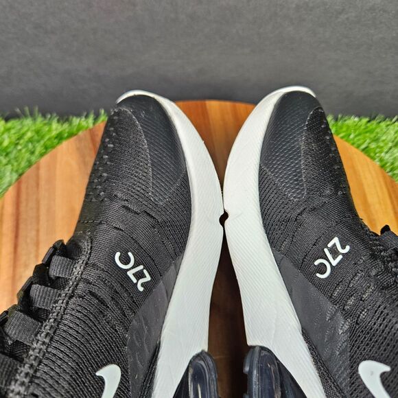 Nike Air Max 270 Womens Shoes Size 6 Black White Athletic Running Sneakers - Picture 9 of 13